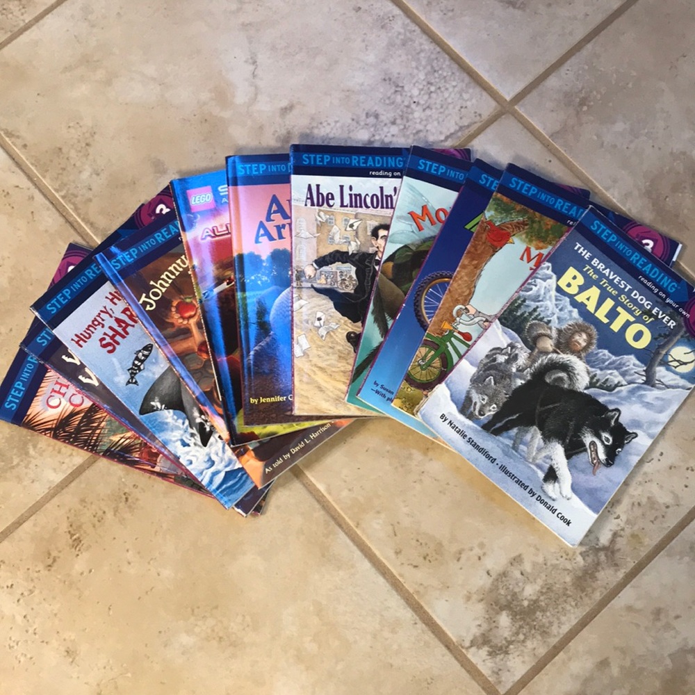 Step into reading level 3 paperbacks